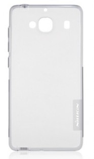Чехол бампер силиконовый Xiaomi Nillkin Transparent N-TPU для смартфонов Redmi 2 Grey