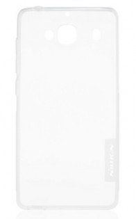 Чехол бампер силиконовый Xiaomi Nillkin Transparent N-TPU для смартфонов Redmi 2 White