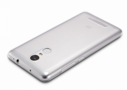 Чехол бампер силиконовый для смартфонов Xiaomi Redmi Note 3 White 1154800027