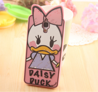 Чехол бампер силиконовый для смартфонов Redmi Note 2 Disney Pink