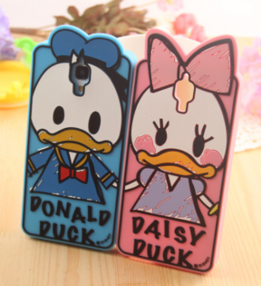 Чехол бампер силиконовый для смартфонов Redmi Note 2 Disney Pink