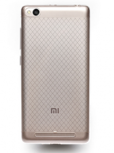 Чехол бампер силиконовый для смартфонов Xiaomi Redmi 3 White 1160100016