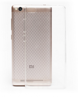 Чехол бампер силиконовый для смартфонов Xiaomi Redmi 3 White 1160100016