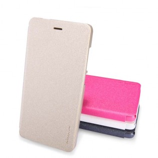 Чехол книжка Nillkin Leather case Sparkle SP-LC XM для смартфонов Xiaomi Mi4 Gold