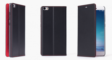 Чохол книжка для смартфона Xiaomi Mi Note Black / Red 1153500015