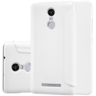 Чехол книжка Nillkin Sparkle Series для Xiaomi Redmi Note 3 White SP-LC HM