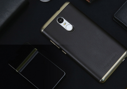 Чохол бампер до смартфонів Xiaomi Redmi Note 3 Leather Brown