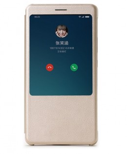 Чохол книжка з віконцем до смартфонів Xiaomi Mi Max Gold 1161600007