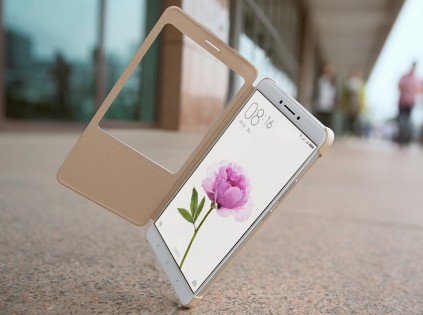 Чехол книжка с окошком для смартфонов Xiaomi Mi Max Gold 1161600007