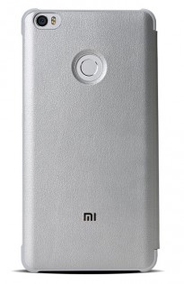 Чехол книжка с окошком для смартфонов Xiaomi Mi Max Silver 1161600008