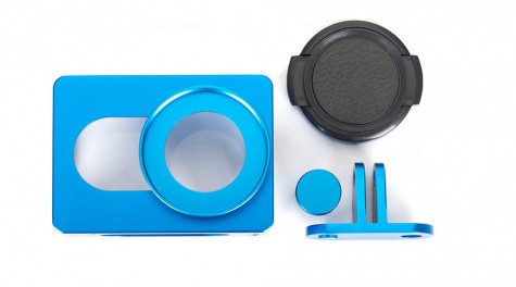 Металлический чехол для экшн камеры Xiaomi Yi Sport Blue Лицензия