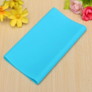 Чехол силиконовый для Xiaomi Mi Powerbank 5000 mAh Blue Лицензия