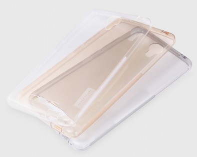 Чохол бампер силіконовий Xiaomi Nillkin Transparent N-TPU до смартфонів Redmi Note 2 White