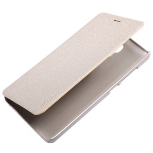 Чохол книжка Nillkin Leather case Sparkle SP-LC XM до смартфонів Xiaomi Mi4 Gold