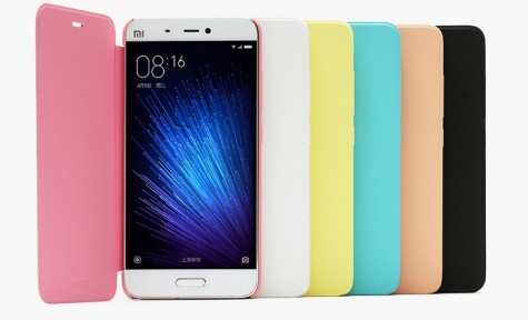 Чохол книжка до смартфонів Xiaomi Mi5 Pink