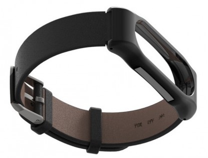 Шкіряний ремінець Xiaomi MiJobs до Xiaomi Mi Band 2 Black