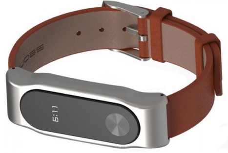 Шкіряний ремінець Xiaomi MiJobs до Xiaomi Mi Band 2 Brown