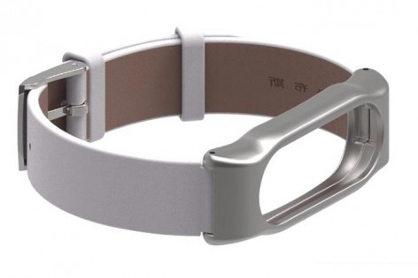 Шкіряний ремінець Xiaomi MiJobs до Xiaomi Mi Band 2 White