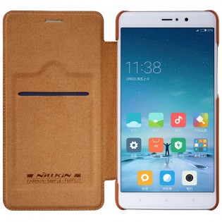 Чехол книжка Nillkin Qin Series для Xiaomi Mi 5S Plus Brown