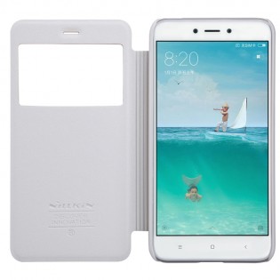 Чехол книжка Nillkin Sparkle Leather XIAOMI RedMi 4X White SP-LC REDMI 4X