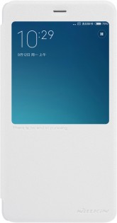 Чехол книжка с окошком Nillkin Sparkle Series для Xiaomi Redmi Note 4 White SP-LC HM