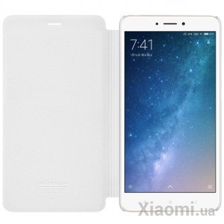 Чехол книжка Nillkin Sparkle Series для Xiaomi Mi Max 2 White