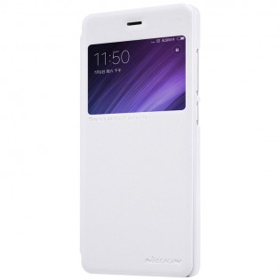 Чехол книжка Nillkin Sparkle Leather XIAOMI RedMi 4 White SP-LC REDMI 4