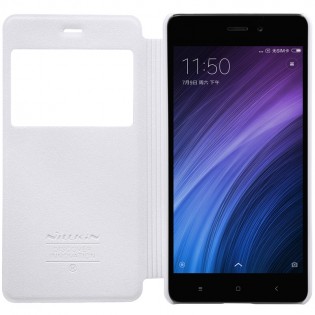 Чехол книжка Nillkin Sparkle Leather XIAOMI RedMi 4 White SP-LC REDMI 4