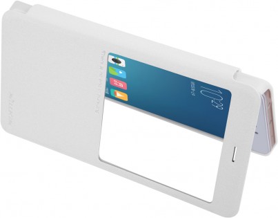 Чехол книжка с окошком Nillkin Sparkle Series для Xiaomi Redmi Note 4 White SP-LC HM