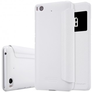 Чехол книжка c окошком Nillkin Sparkle Series для Xiaomi Mi 5S White