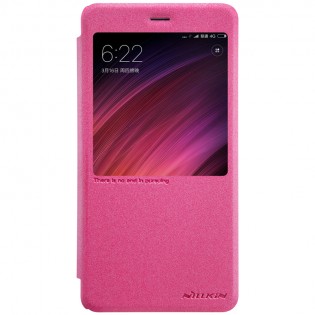 Чехол книжка Nillkin Sparkle Leather XIAOMI RedMi Note 4X Red SP-LC HM-NOTE 4X