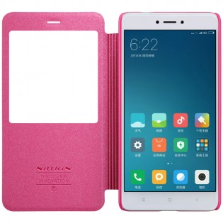 Чехол книжка Nillkin Sparkle Leather XIAOMI RedMi Note 4X Red SP-LC HM-NOTE 4X