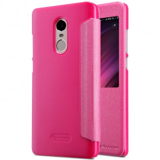 Чехол книжка Nillkin Sparkle Leather XIAOMI RedMi Note 4X Red SP-LC HM-NOTE 4X