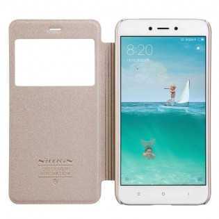 Чохол книжка Nillkin Sparkle Leather XIAOMI RedMi 4X Gold SP-LC REDMI 4X