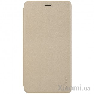 Чехол книжка Nillkin Sparkle Series для Xiaomi Mi Max 2 Gold