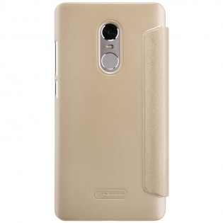 Чехол книжка Nillkin Sparkle Leather XIAOMI RedMi Note 4X Gold SP-LC HM-NOTE 4X
