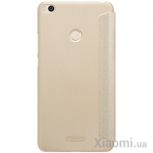 Чехол книжка Nillkin Sparkle Series для Xiaomi Mi Max 2 Gold