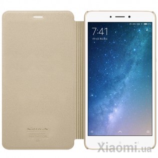 Чехол книжка Nillkin Sparkle Series для Xiaomi Mi Max 2 Gold