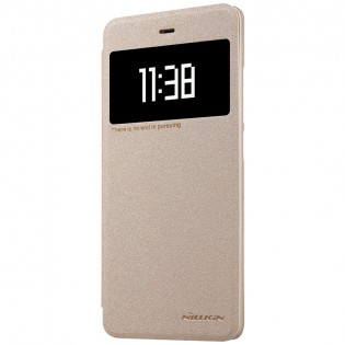 Чехол книжка c окошком Nillkin Sparkle Series для Xiaomi Mi 5S Gold