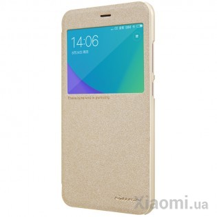 Чехол книжка Nillkin Sparkle Leather XIAOMI RedMi Note 5A Prime Gold