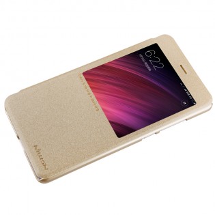 Чехол книжка Nillkin Sparkle Leather XIAOMI RedMi Note 4X Gold SP-LC HM-NOTE 4X