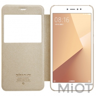 Чохол книжка Nillkin Sparkle Leather XIAOMI RedMi Note 5A Prime Gold