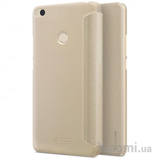 Чехол книжка Nillkin Sparkle Series для Xiaomi Mi Max 2 Gold
