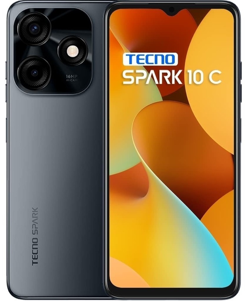 Смартфон Tecno Spark 10C (KI5k) 4/128GB Dual Sim Meta Black (4895180798153)  купить в Киеве: цена, отзывы, описание, фото - miot.ua