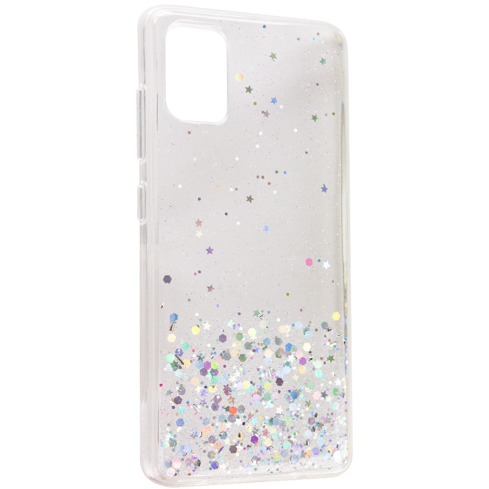 TPU чехол Star Glitter для Xiaomi Redmi Note 10 / Note 10s Прозрачный  (195423) купить в Киеве: цена, отзывы, описание, фото - miot.ua